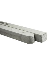 Paal beton met sleuf grijs 10x10x260 cm